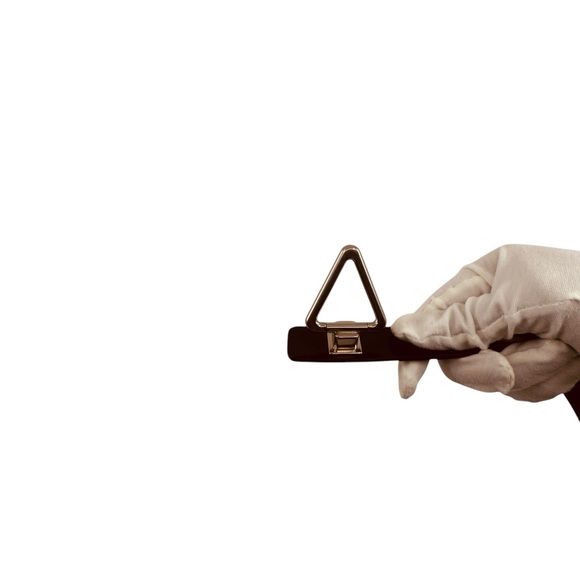 NWT Bottega Veneta Brown Point Lock Belt | Size M (80cm/32in) | - Picture 12 of 12